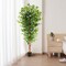 6' Artificial Ficus Silk Tree Fake Plant Potted Decor Yard Outdoor Indoor